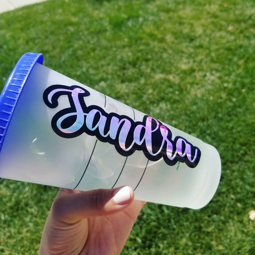 Personalized Starbucks cups